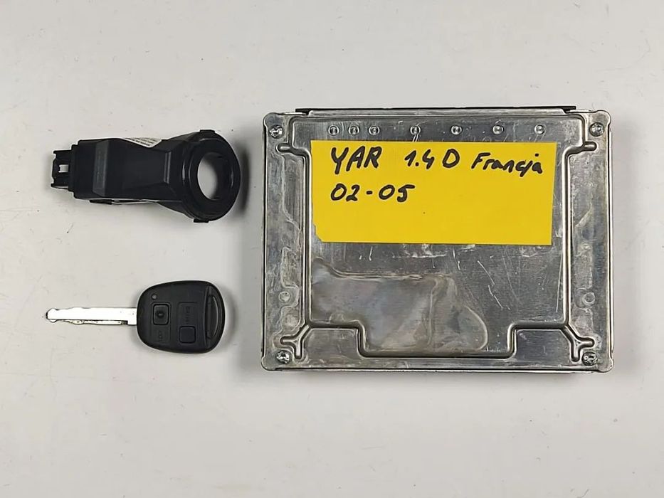 TOYOTA YARIS 1.4D 02-05r Francja Kluczyk Sterownik Silnika Immobilizer