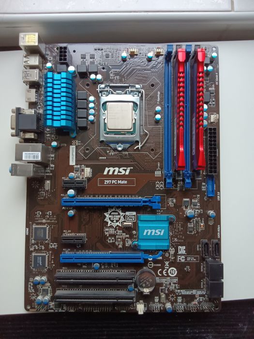 Sprzedam płytę główną z procesorem Intel I5 wraz z ramami 16gb