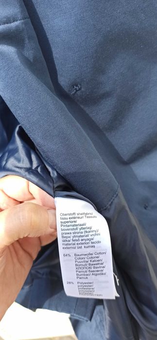 Granatowy płaszcz męski nowy 54