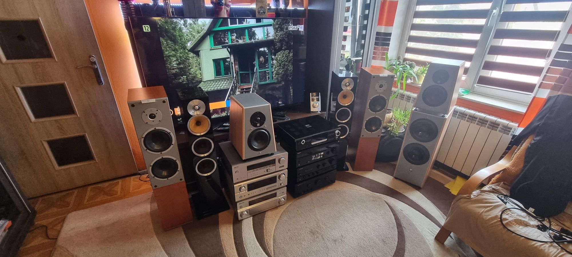 KOLUMNY podłogowe Bowers & Wilkins CM8 Black Piano