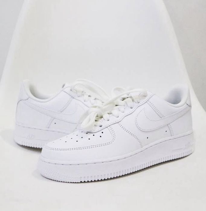 Nike Air Force 1 low white Premium, Lux якість Найки Аир Форси