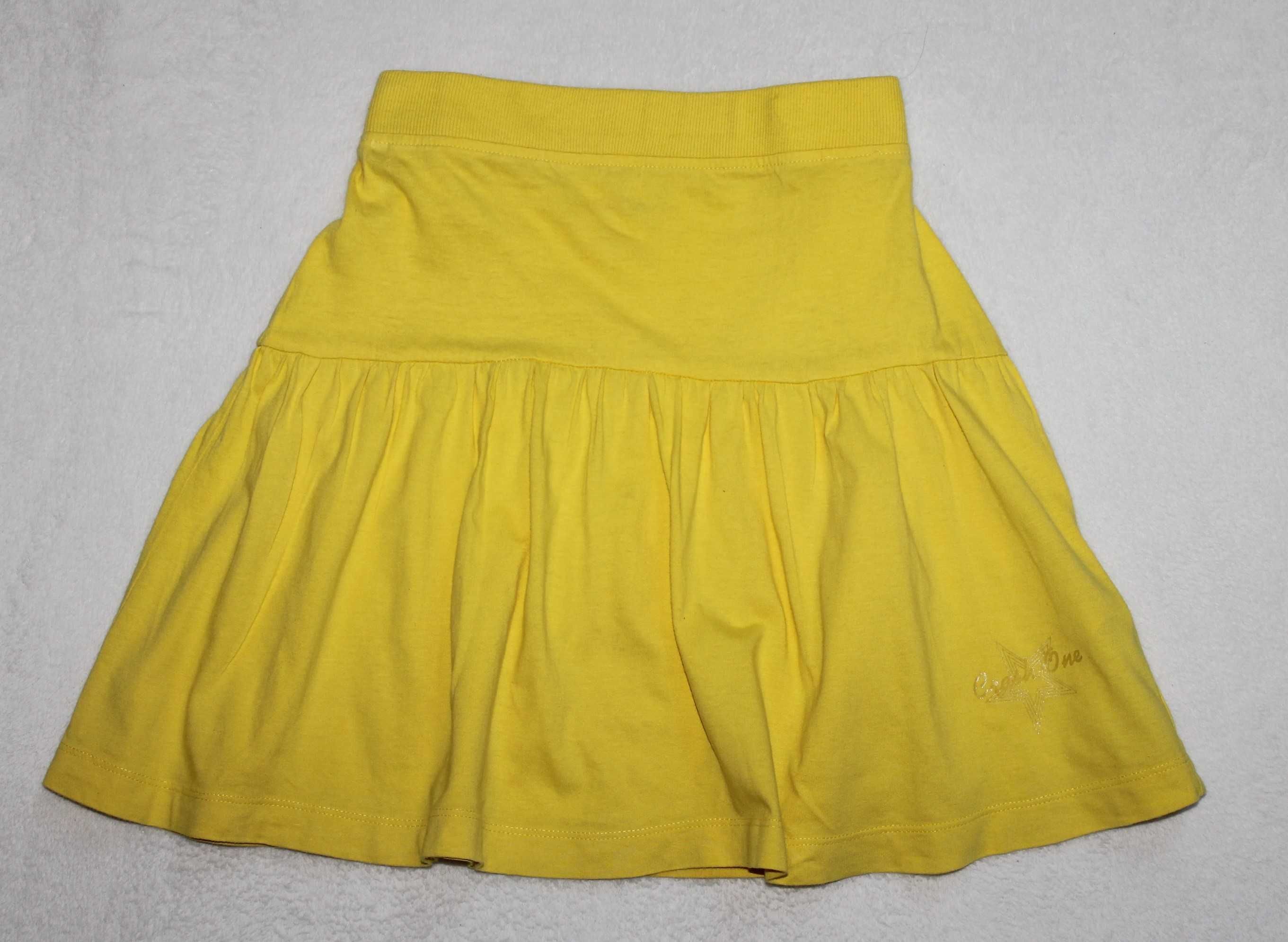 Komplet żółty r.152-158 bolerko i spódnica