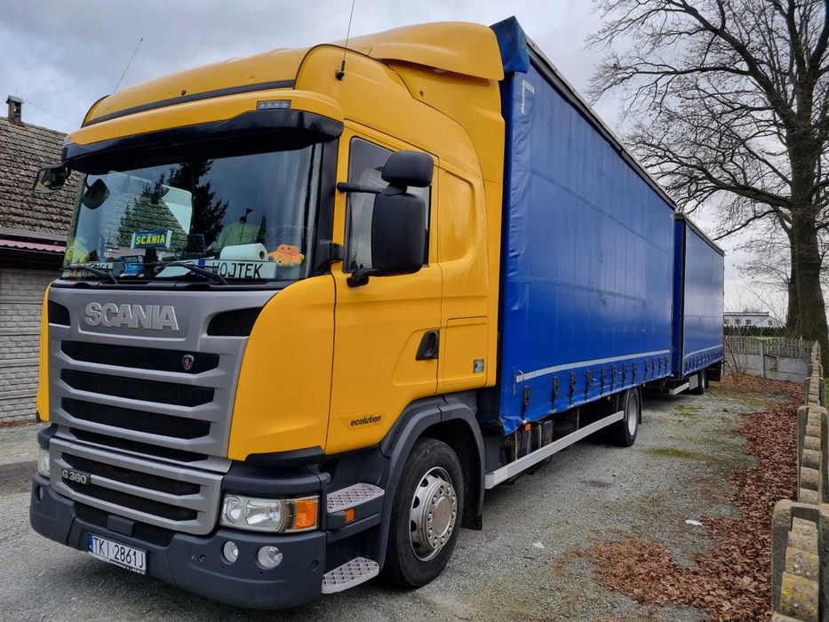 Zestaw Tandem SCANIA G360 2X7,70