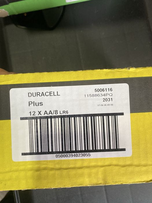 Батарейки лужні Duracell пальчик АА та міні пальчик ААА