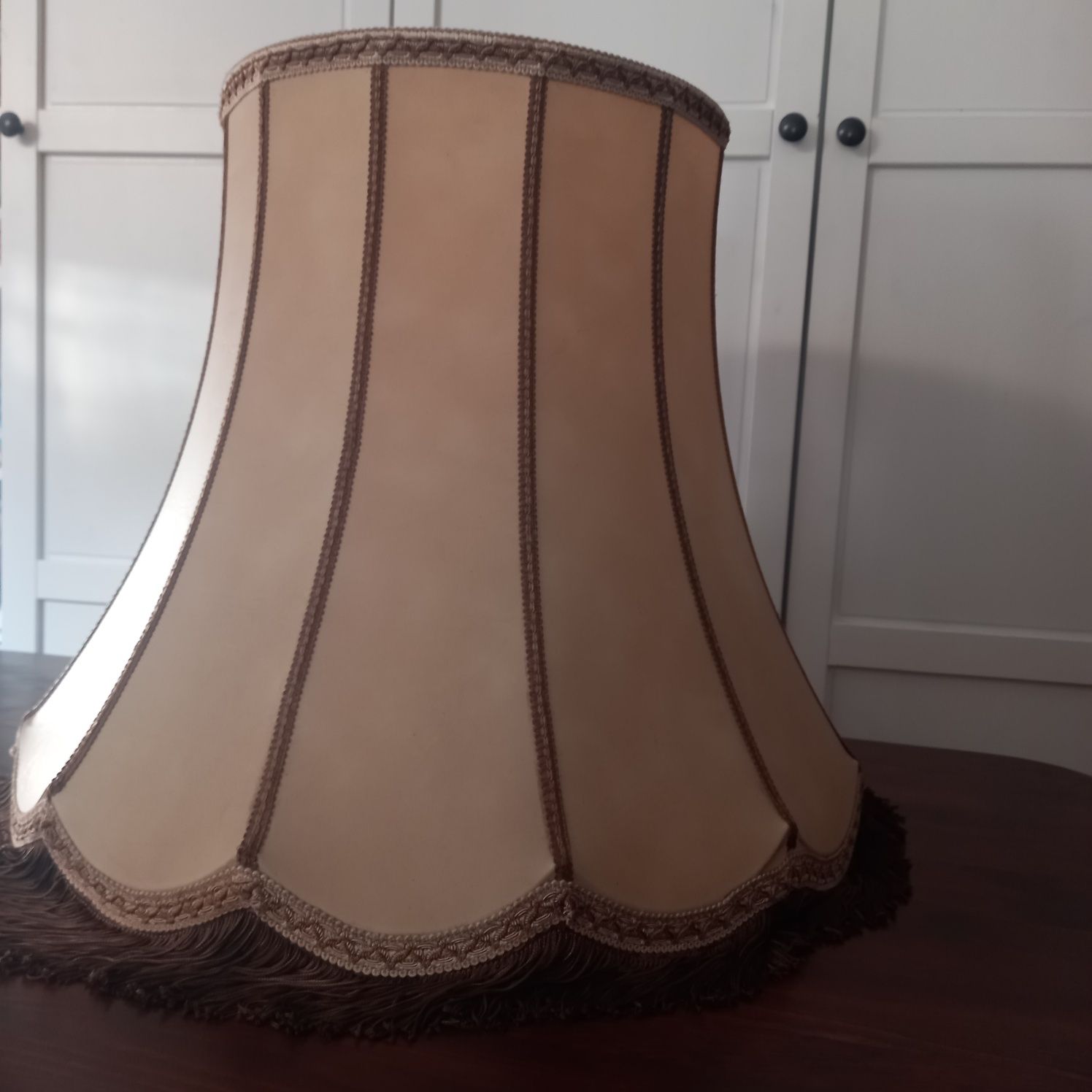 Duży stary prl abażur klosz do lampy stojącej  vintage