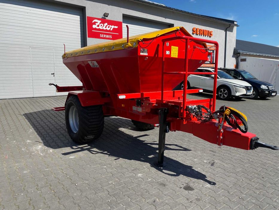 Rozsiewacz Nawozów Sypkich, Wapno, Nawóz. Taśmowy. 5T Lisicki Nowy!