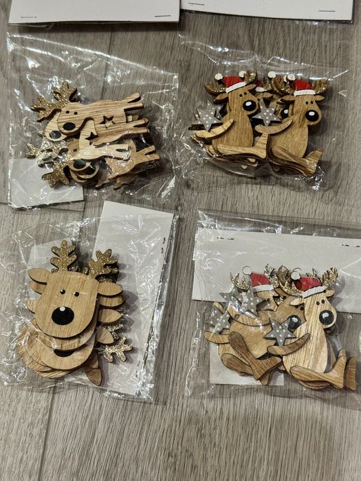 Олень різдвяний декор прикраса новорічна