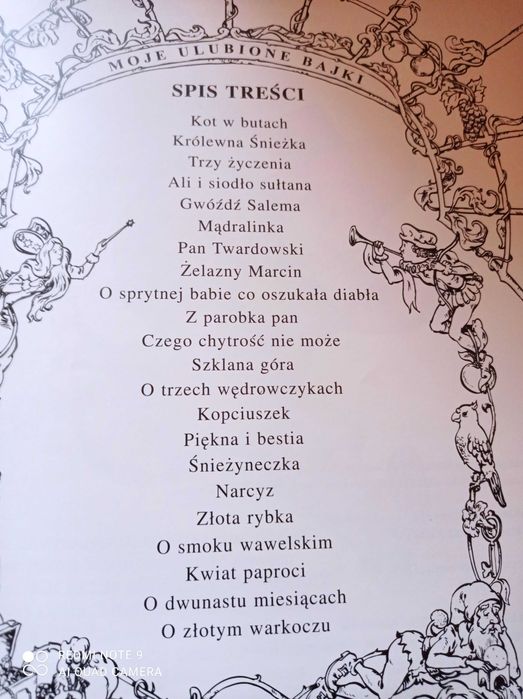 Wielka Skarbnica Bajek Kot w Butach Królewna Śnieżka Kopciuszek BAJKA