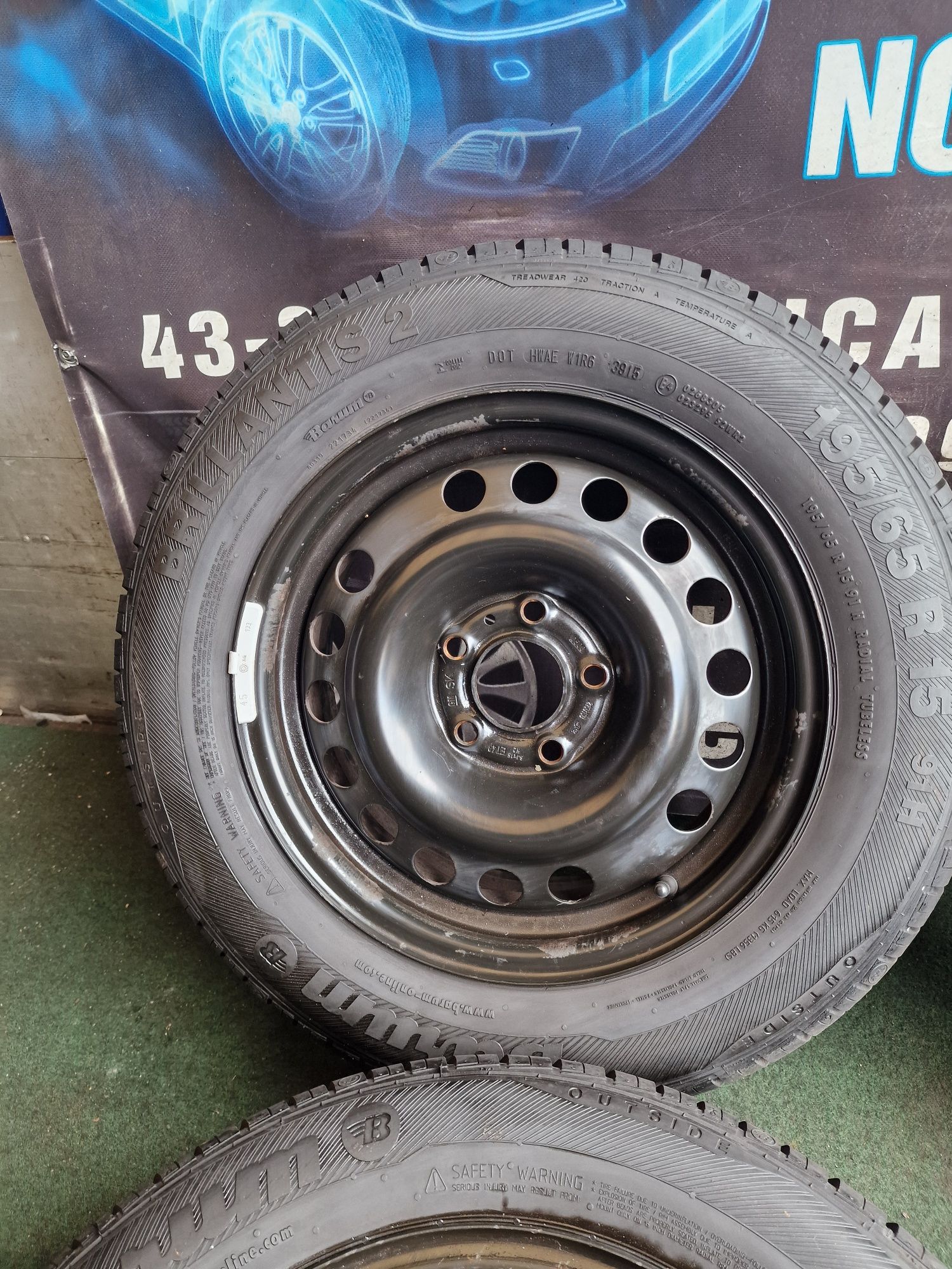Koła letnie 15 5×110 Opel Astra Vectra Zafira Orginał 9mm