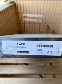 Estante Ikea Lack preto-castanho NOVA