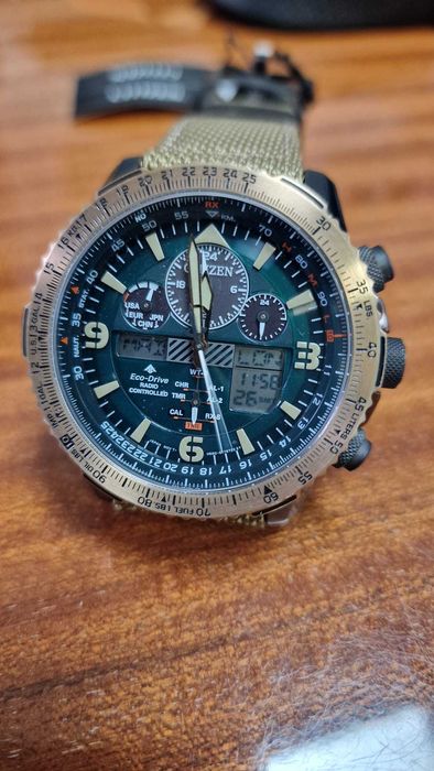 Relógio Citizen Radiocontrolado Crono Super Pilot