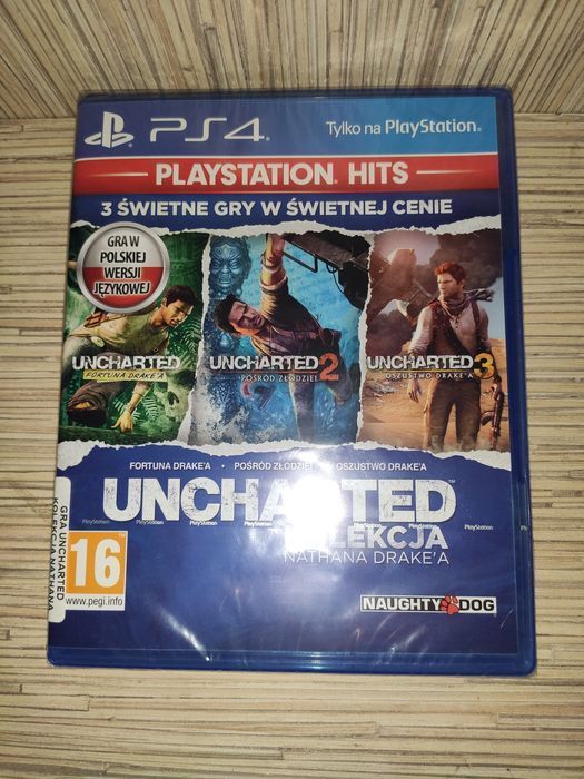 ^️ folia uncharted kolekcja nathana drake'a pl ps4 ps5 4 5