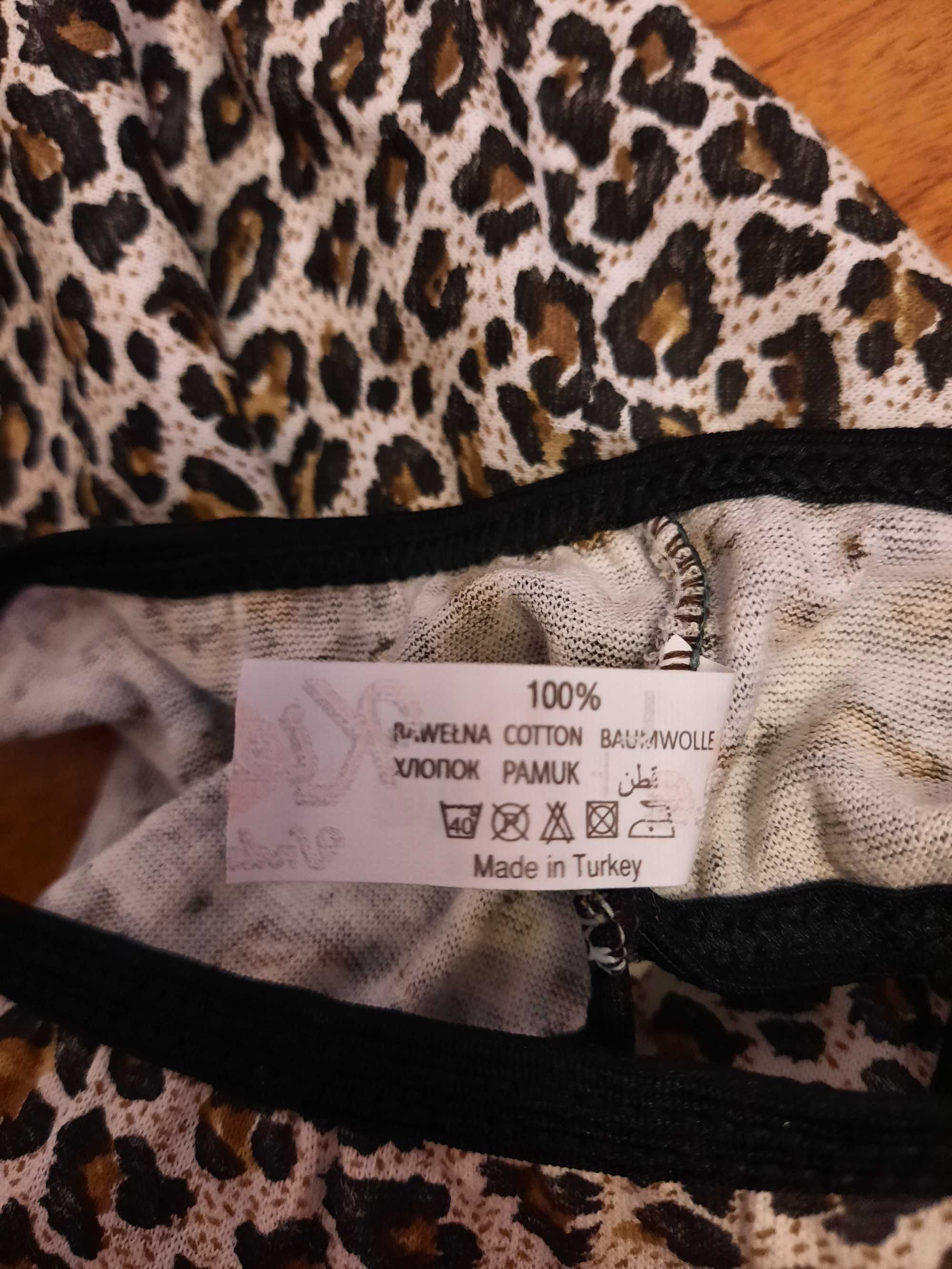 Bawełniane majtki majteczki w panterkę Kiss Me Underwear rozmiar L