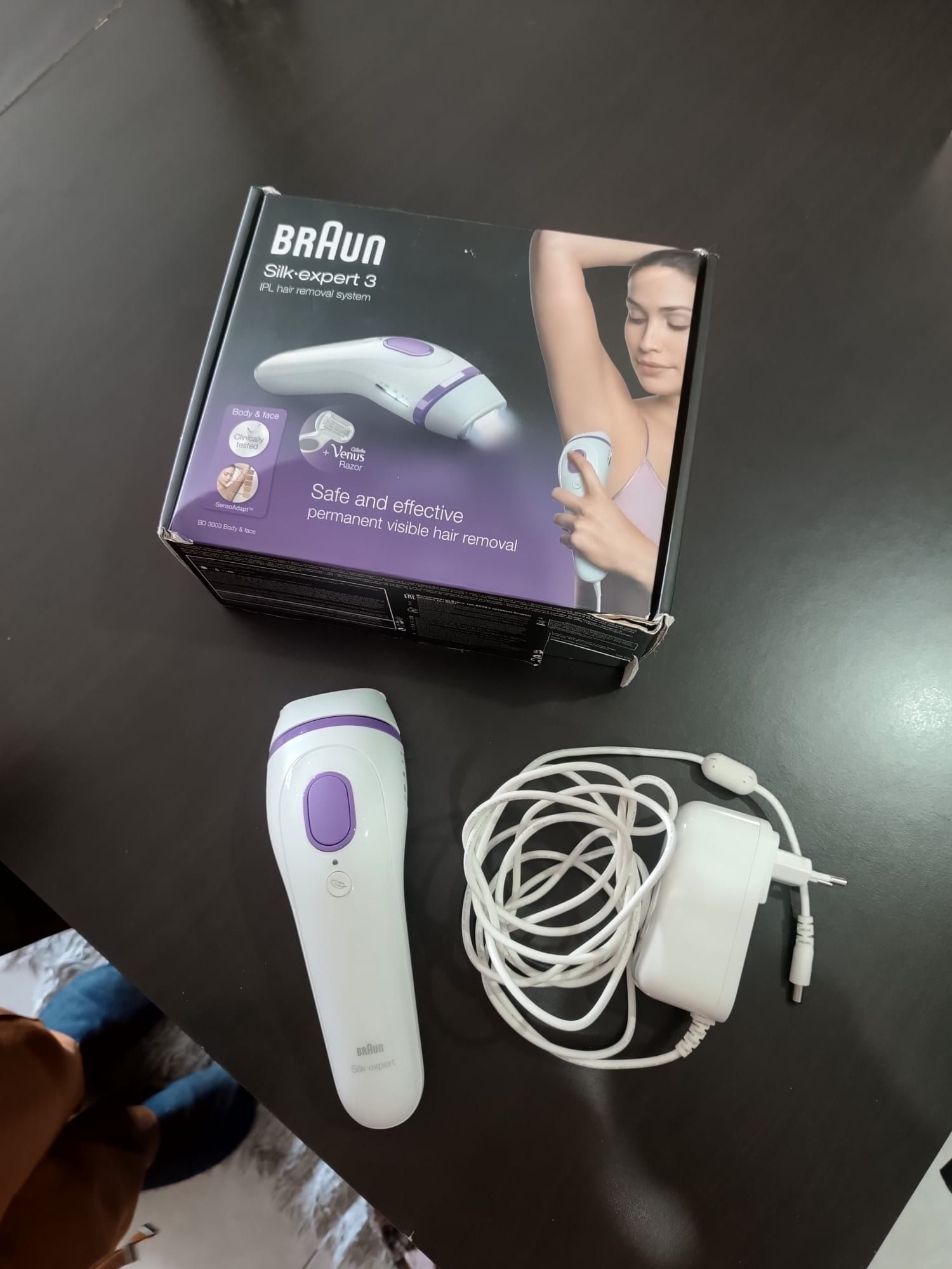 Depiladora a luz pulsada Braun