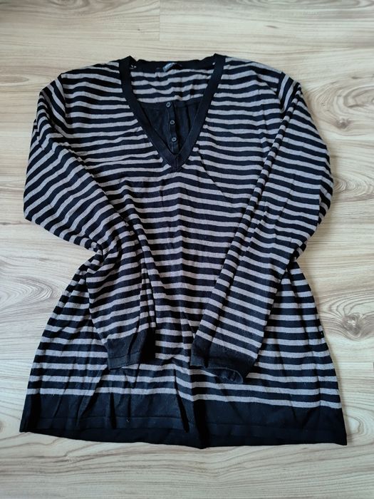 Mięciutki sweterek bluzka Garry Weber w paski klasyka