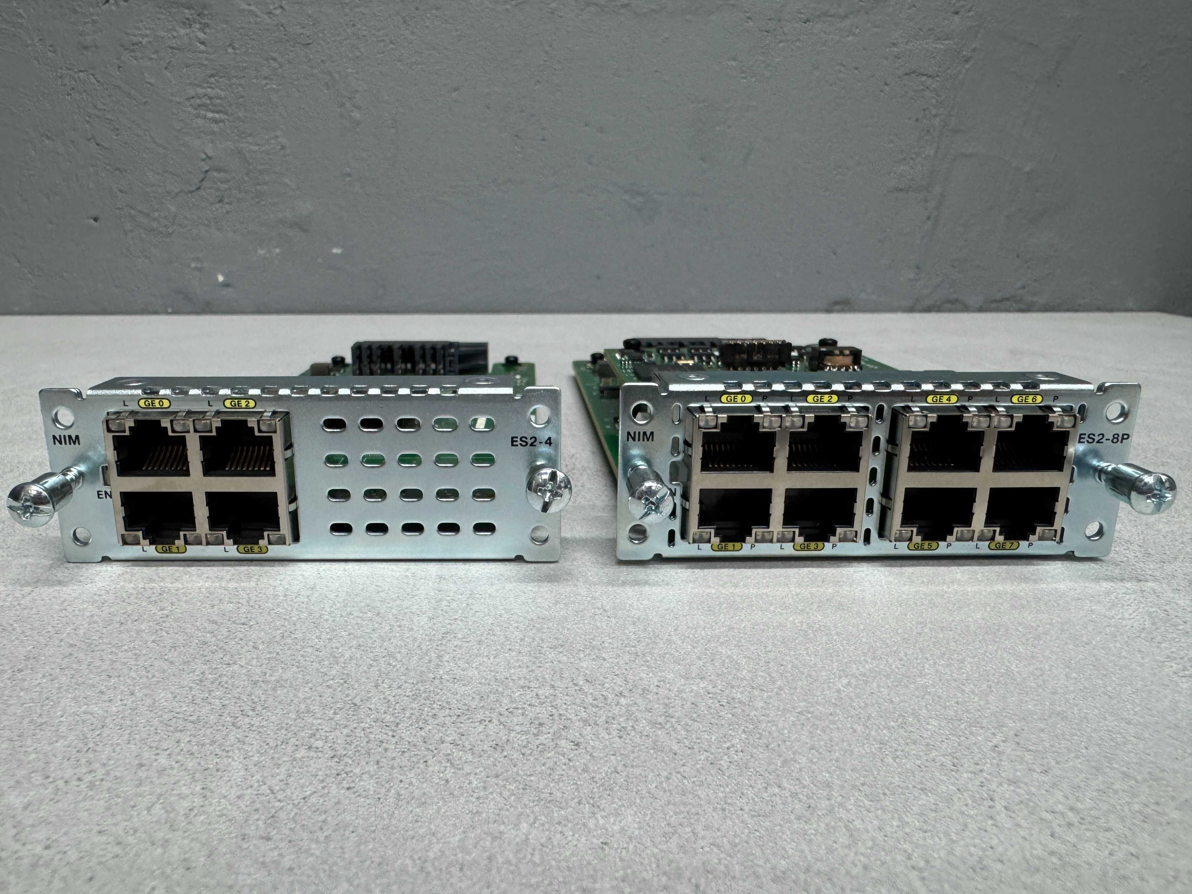 Модули на 4- 8 портов Cisco NIM-ES2-4 /NIM-ES2-8 безнал/гарантия