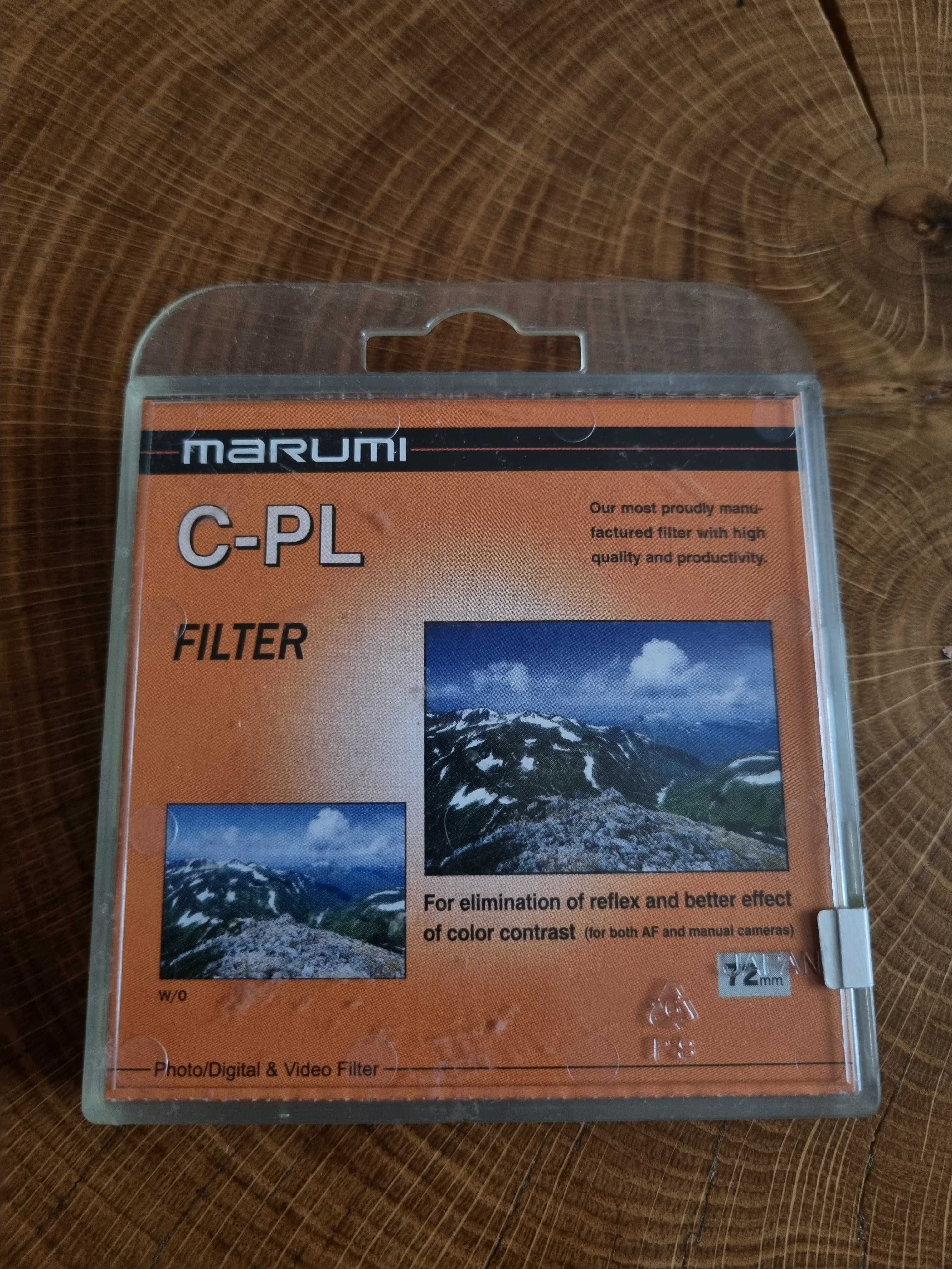 Filtr polaryzacyjny MARUMI C-PL 72mm stan super