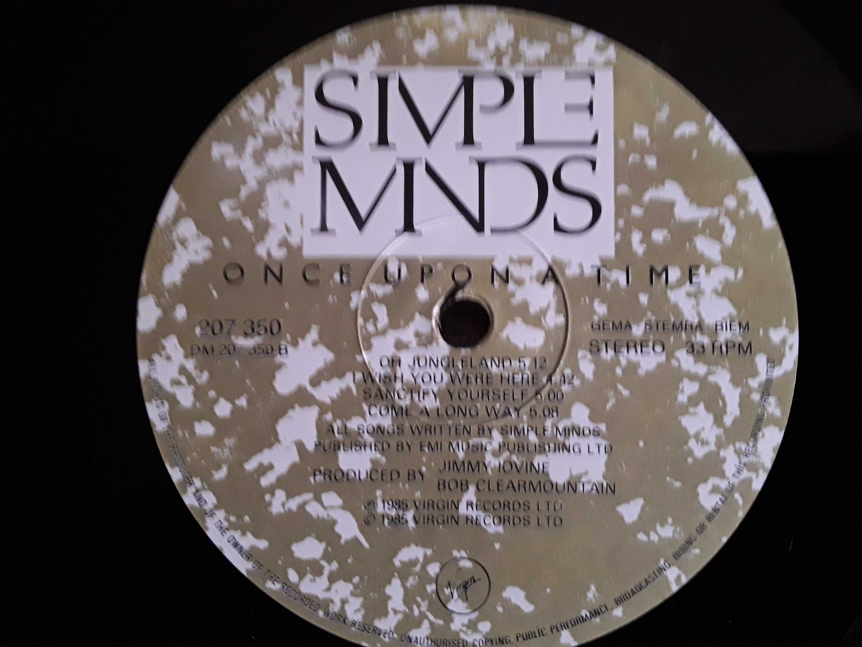 Виниловая пластинка Simple Minds  Once Upon A Time  1985 г.