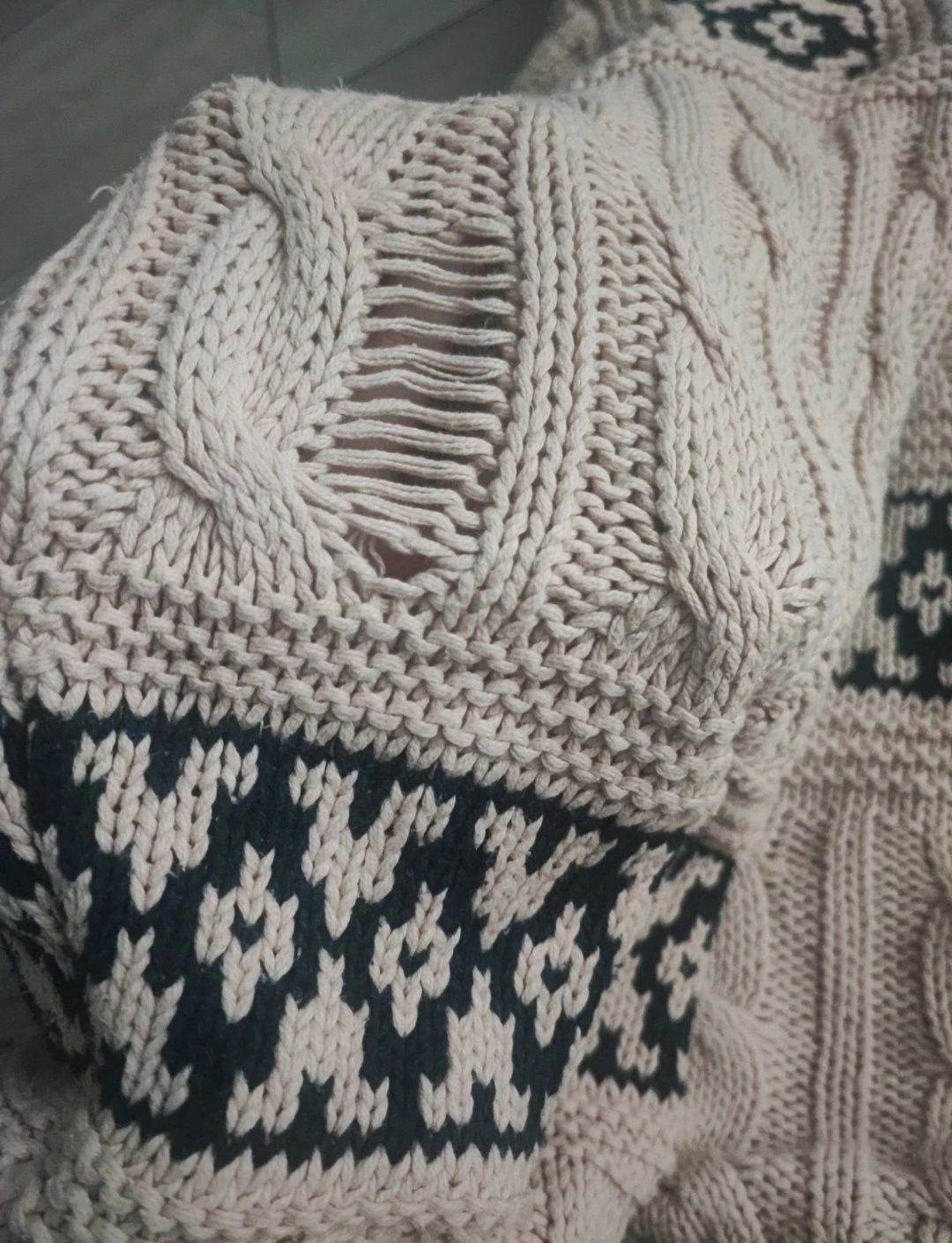 Sweter męski Esprit duży XXL