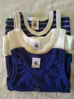 Roupa bebe - Lote 3 bodies 12 m - Petit Bateau