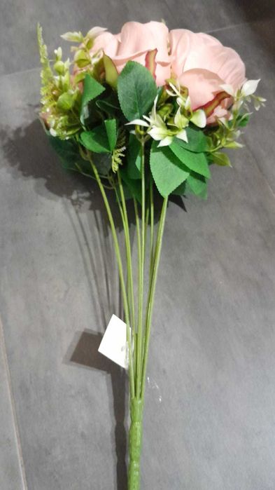 Nowe Kwiaty ozdobne sztuczne Róże dekoracja Wysyłka w 24h