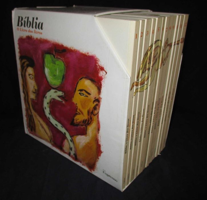Livros Bíblia Livro dos Livros Expresso 12 volumes completa