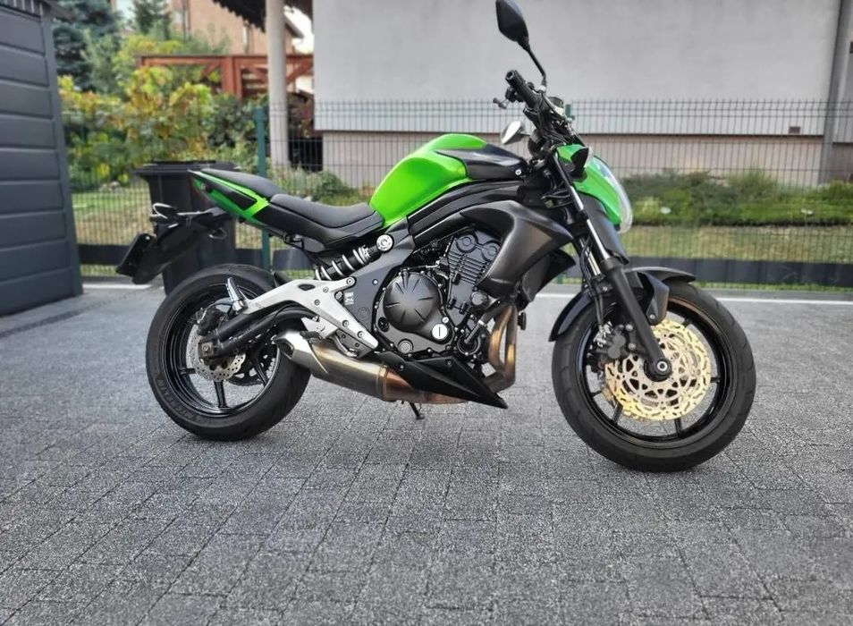 Kawasaki er6n zielony z ABS , GRZANE MANETKI , BEZ WKŁADU , PRYWATNE