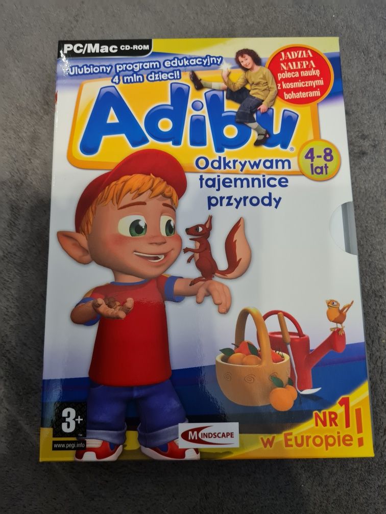 Gry edukacyjne. Adibu czytam I liczę. Odkrywam tajemnice przyrody. CD