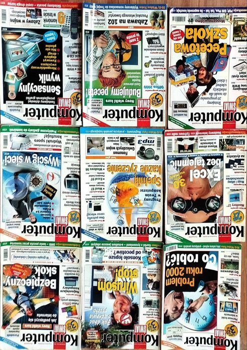 Komputer Świat 1999 rok magazyn gazeta komputery 9 wydań