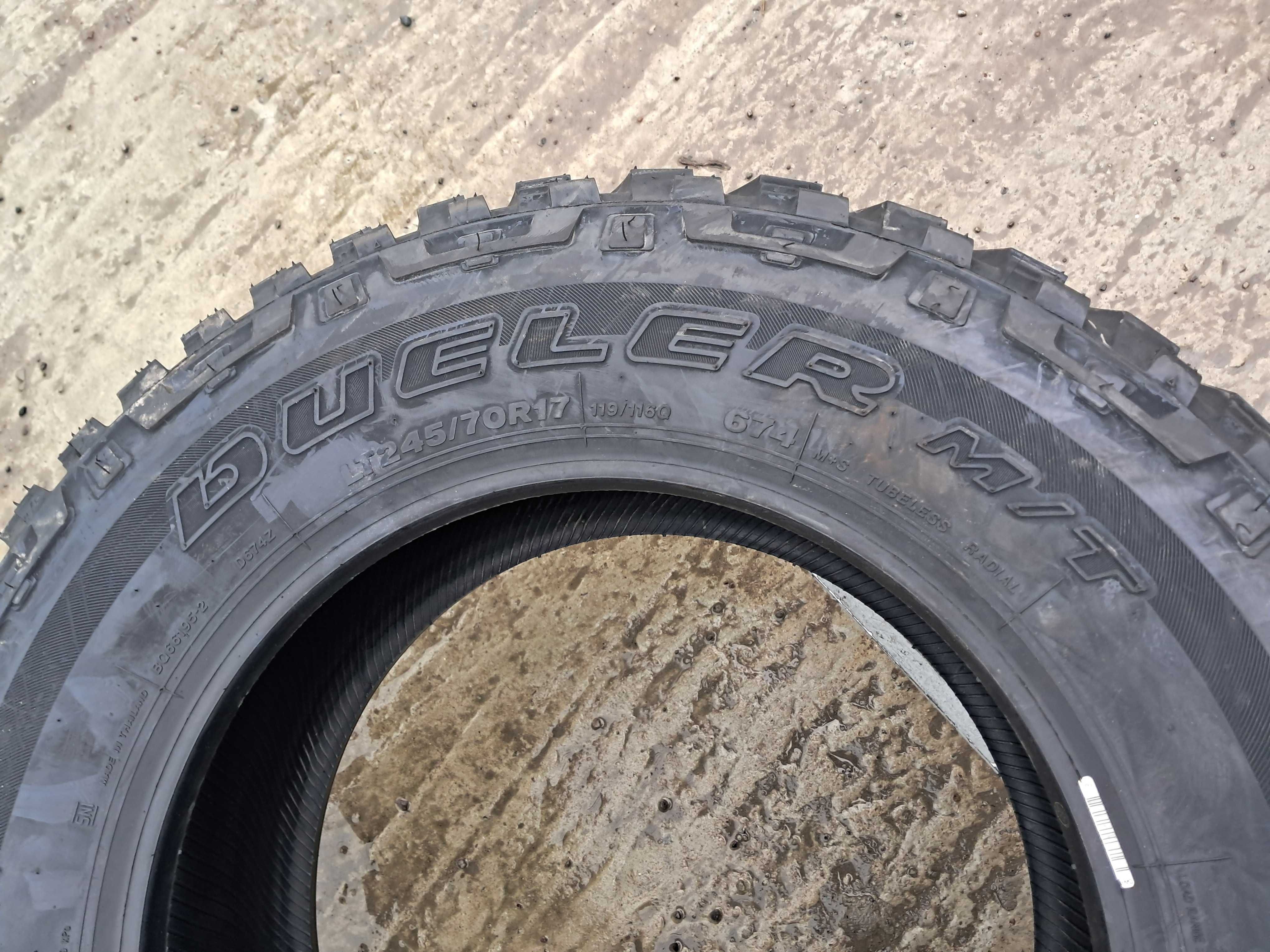 Резина НОВА Bridgestone 245/70 R17 Dueler MT 674