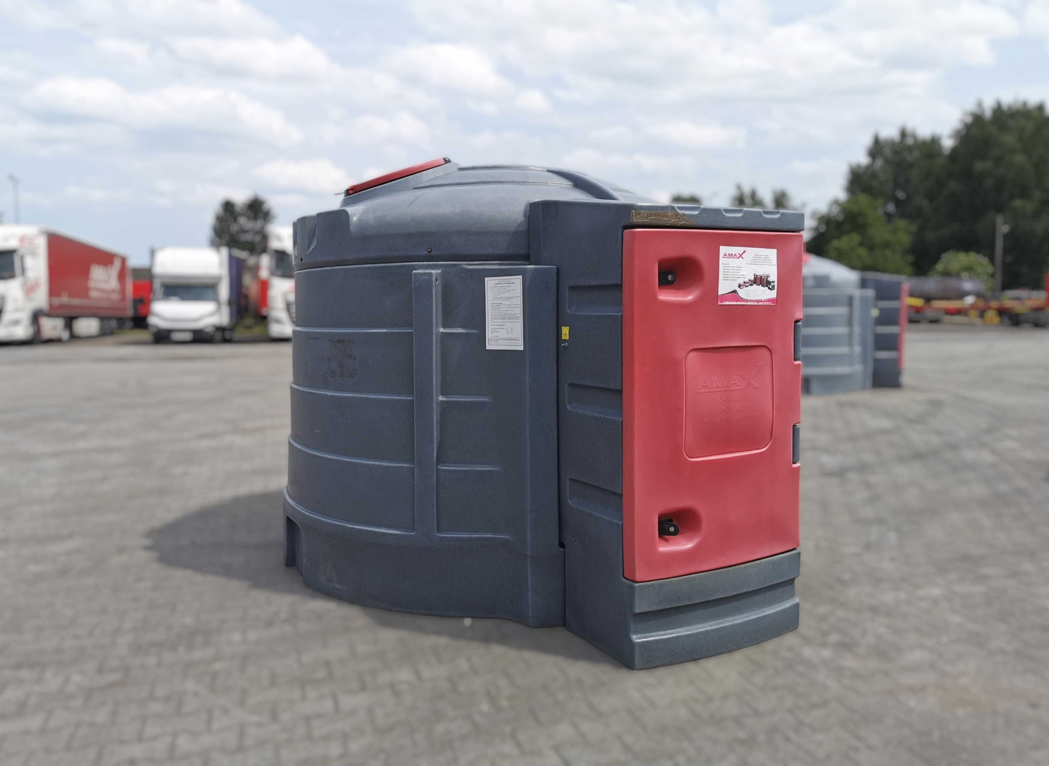 Zbiornik 5000 L na olej napędowy, opał, dwupłaszczowy używany, AMAX