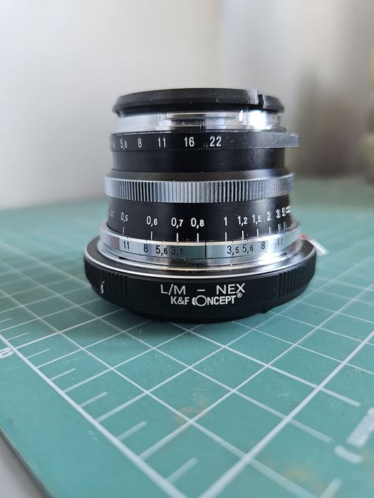 Voigtlander color-skopar 21 mm 3.5 vm leica m sony e