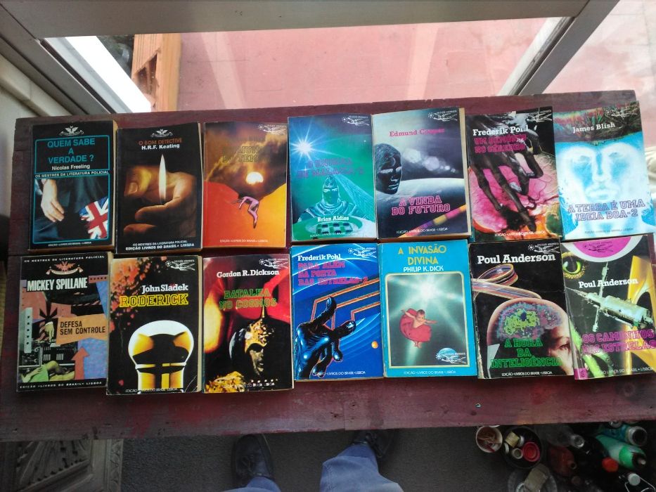 Livros antigos de Ficcao,policial,aventura,espionagem