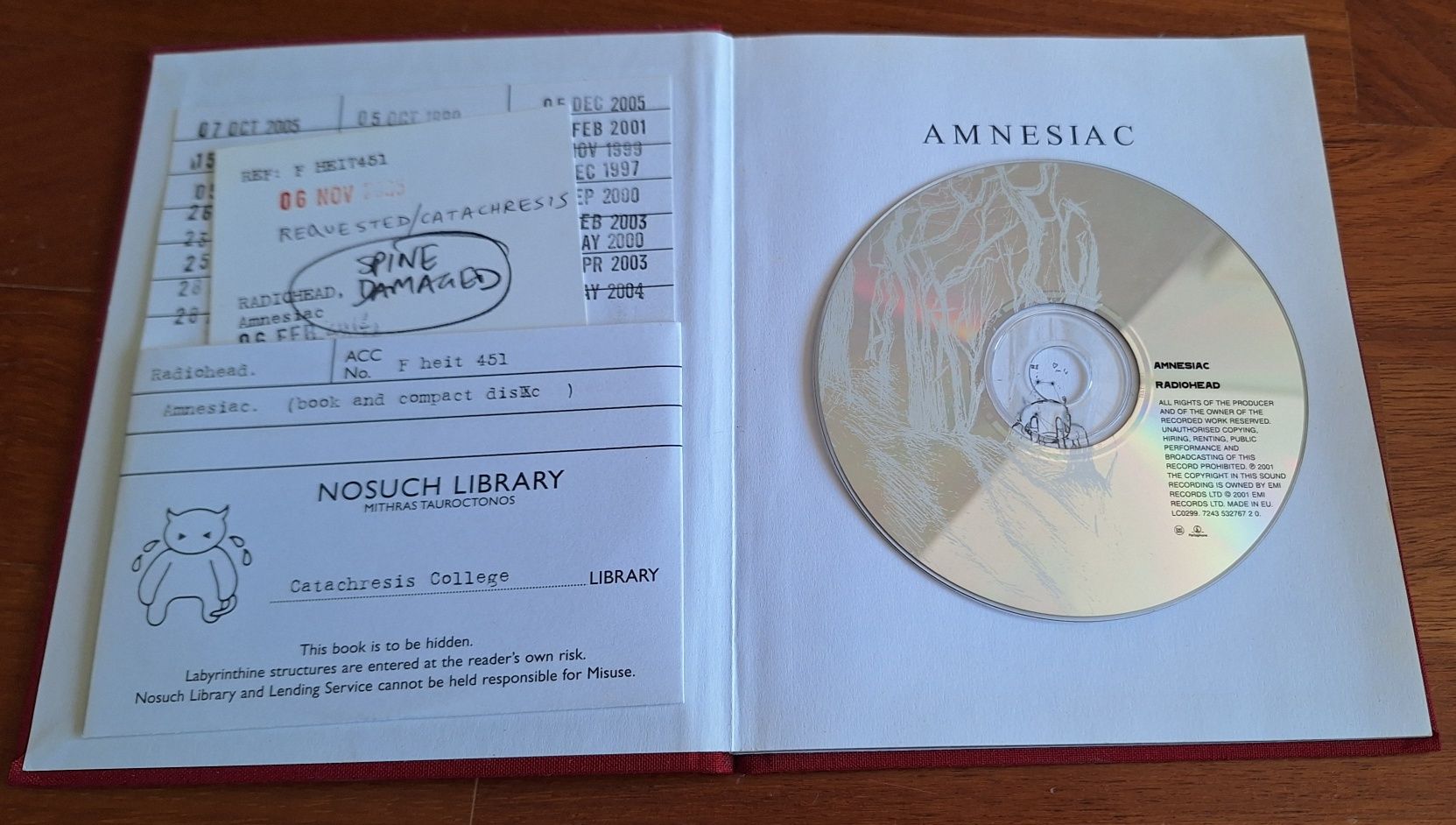 Álbum Amnesiac -  Radiohead