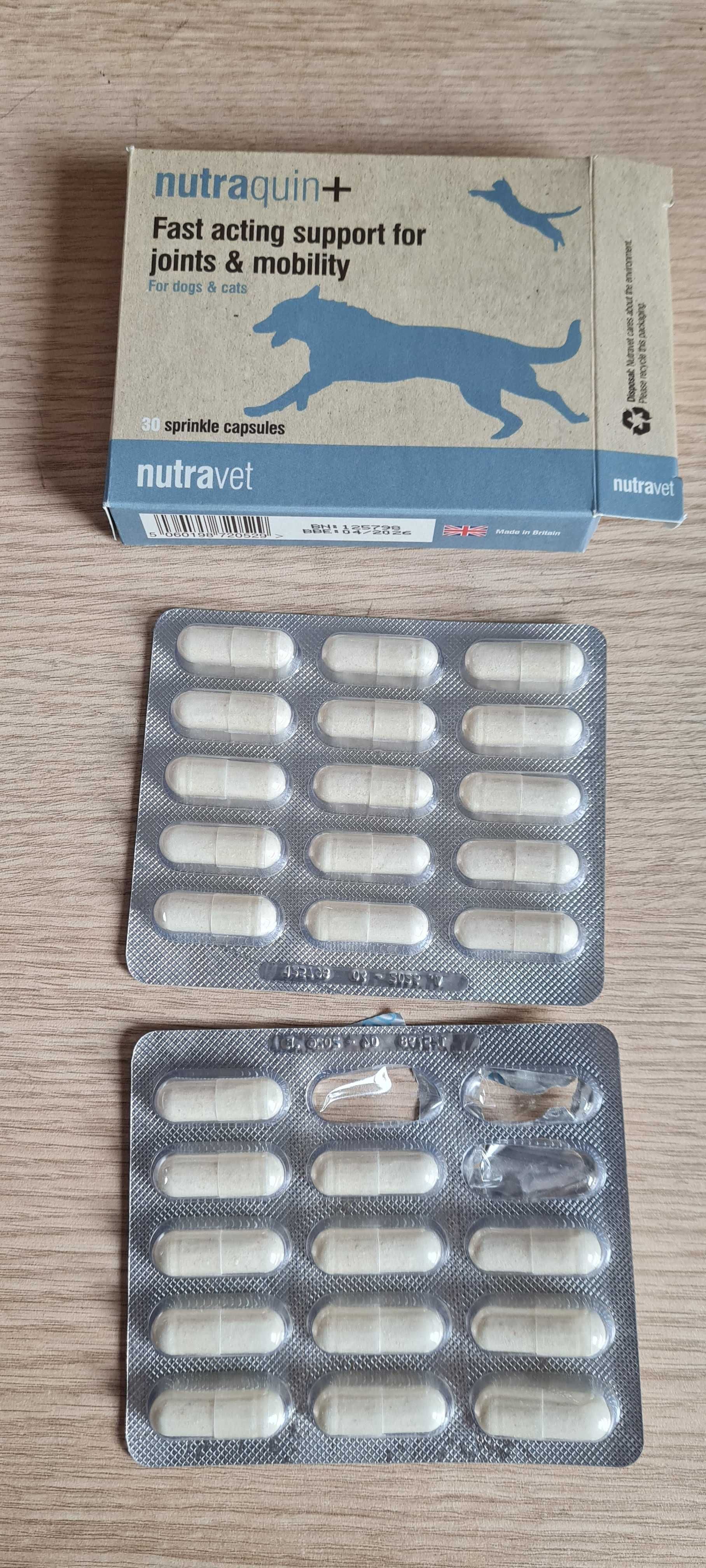 Nutraquin preparat na stawy dla psów i kotów Nutravet 27 kapsułek