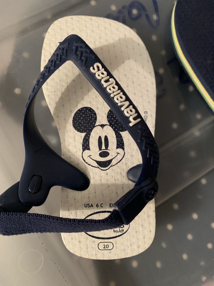 Havaianas infantis, tamanho 20 e 21