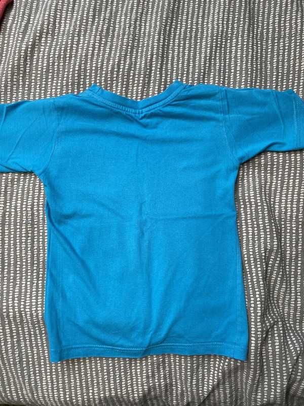 Niebieska koszulka Zygzak McQueen 92 cm 100% bawełna