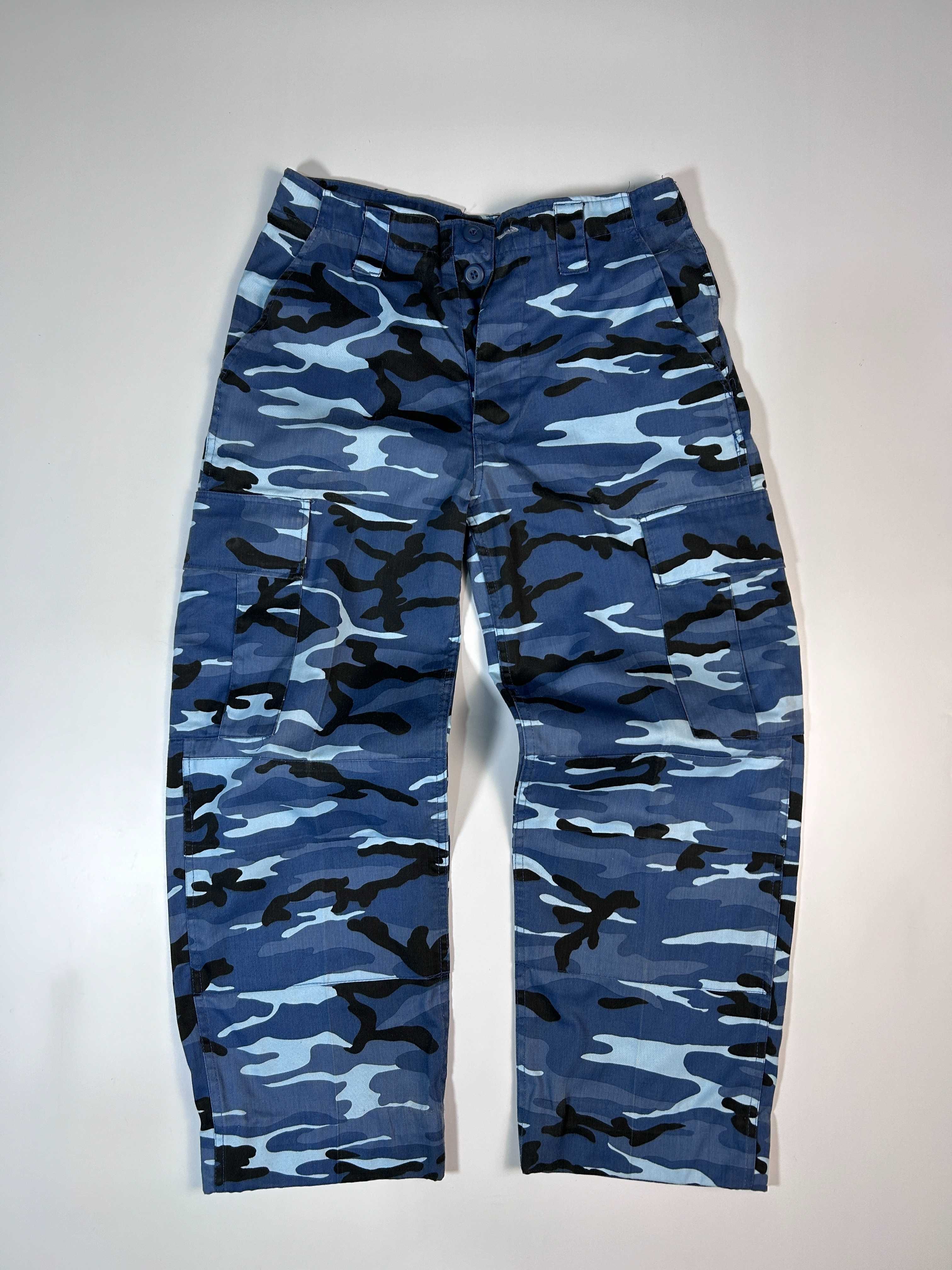 Blue Camo Kombat UK Military Baggy Pants