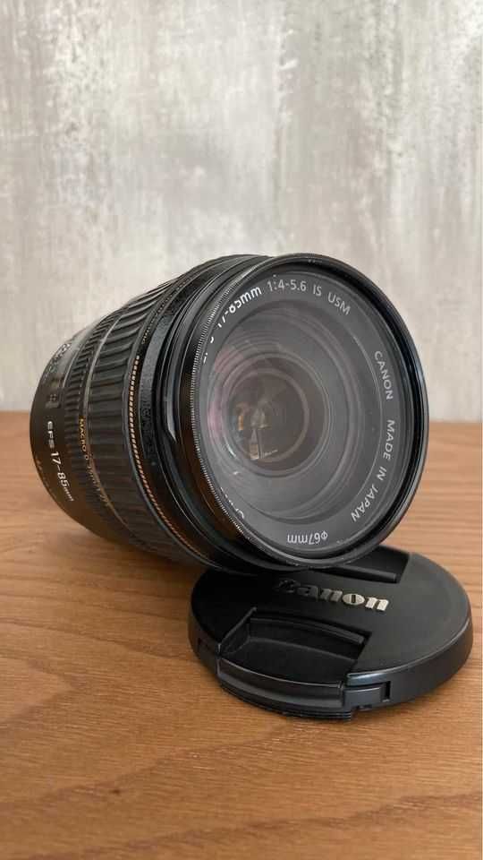 Objecitva (lente) Canon 17-85mm c/filtro UV