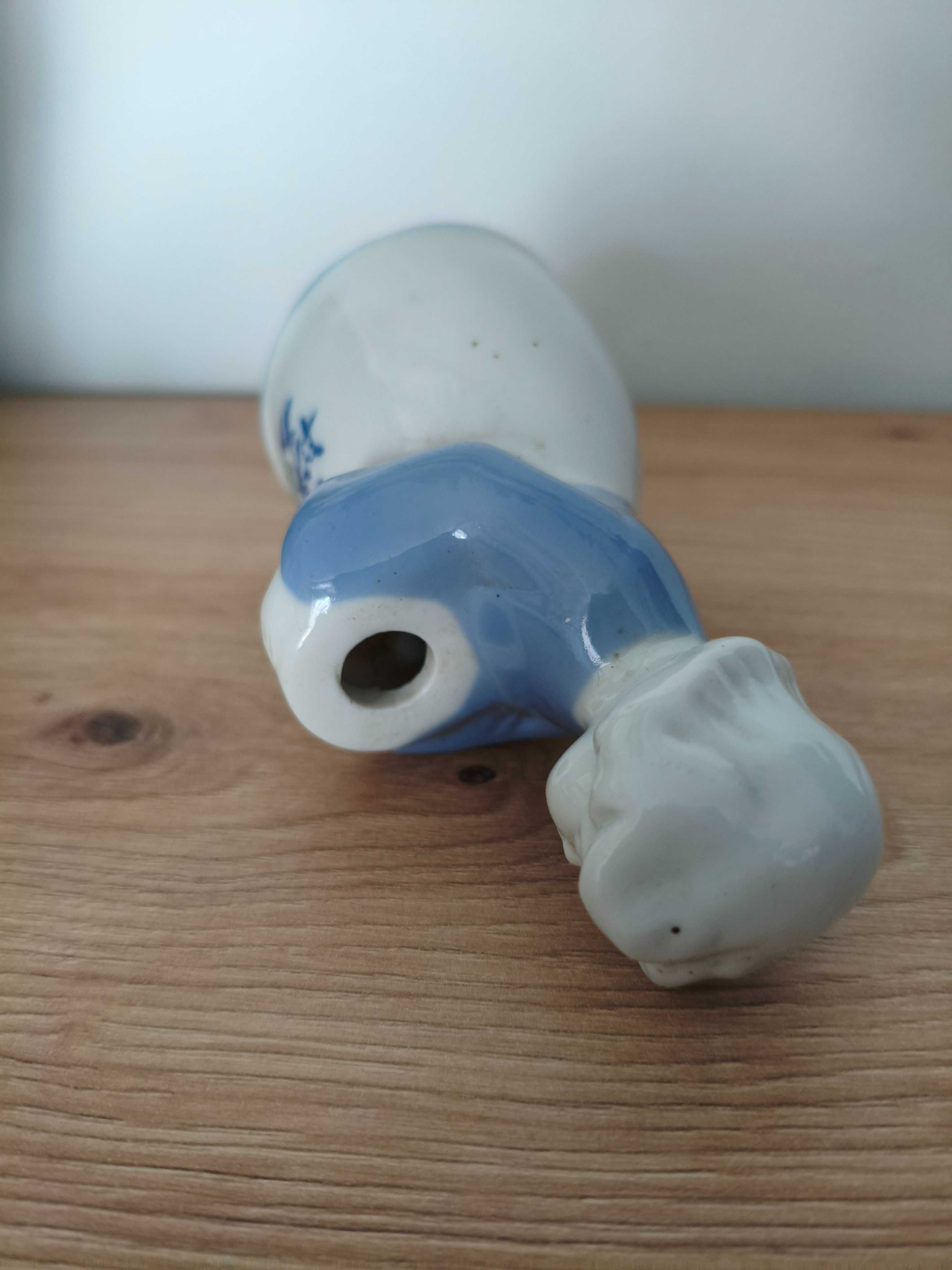 Figurka świecznik dziewczynka porcelana