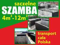 SZAMBA BETONOWE szczelne mocne szambo zbiornik deszczówka piwnica