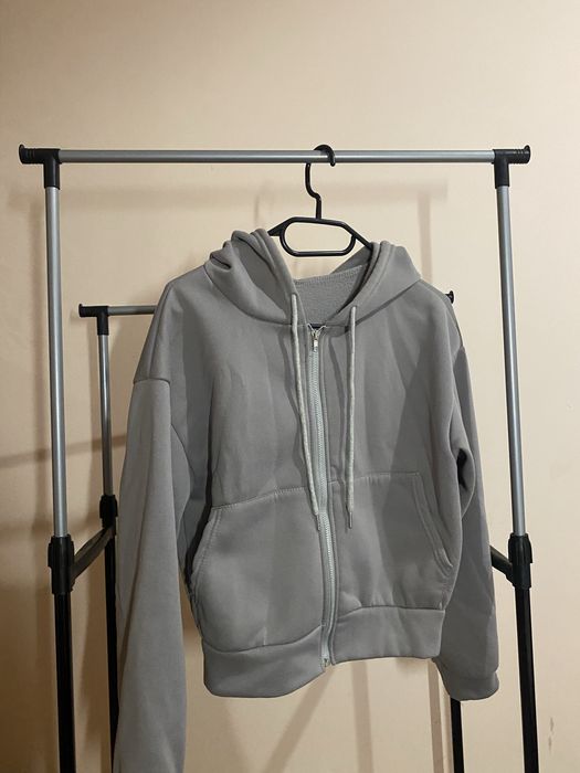 Зіп худі сіре в ідеальному стані