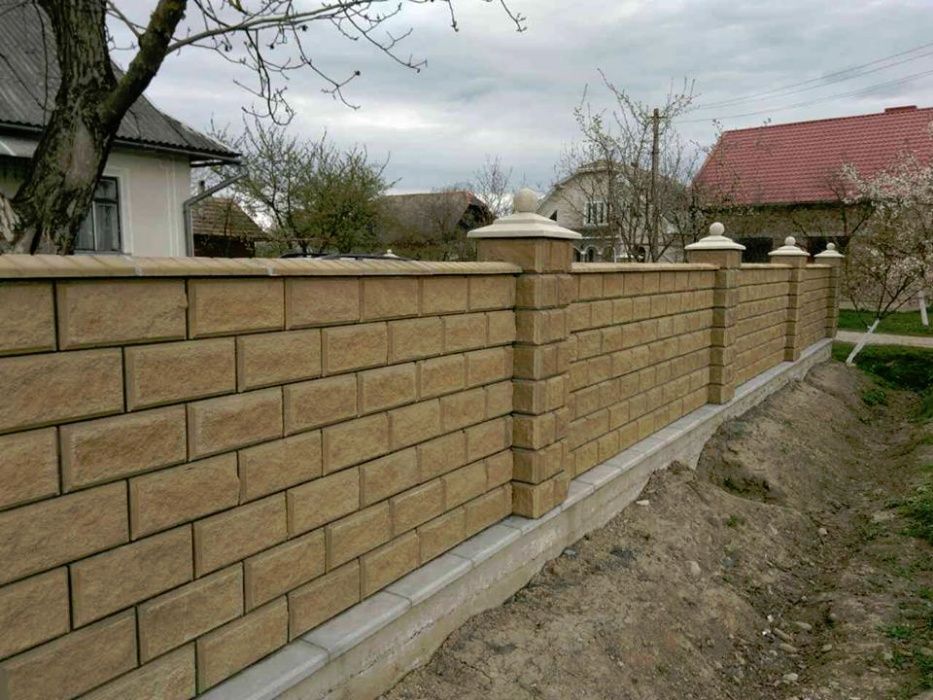 Декоративні Блоки для Парканів під Рваний Камінь,Тротуарна Плитка