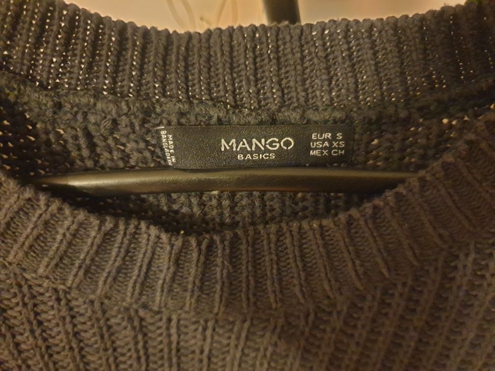 Mango swetr sweter grafitowy rozm.S Mango