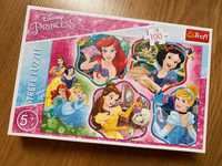 Puzzle JAK NOWE! Trefl Księżniczki Magia Księżniczek Disney 16339