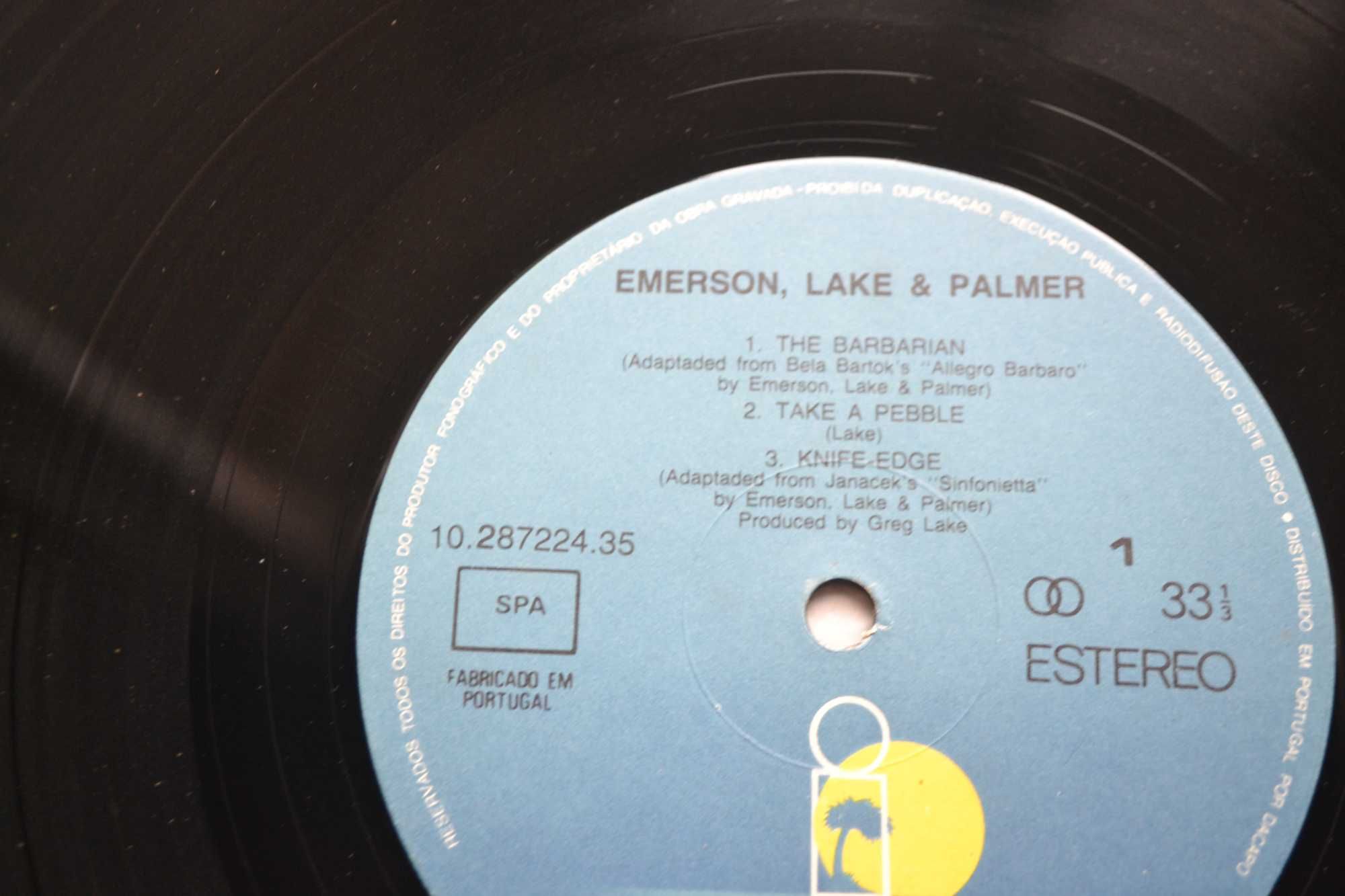 Emerson, Lake & Palmer. Discos Vinil. First. Trilogy. In Concert.