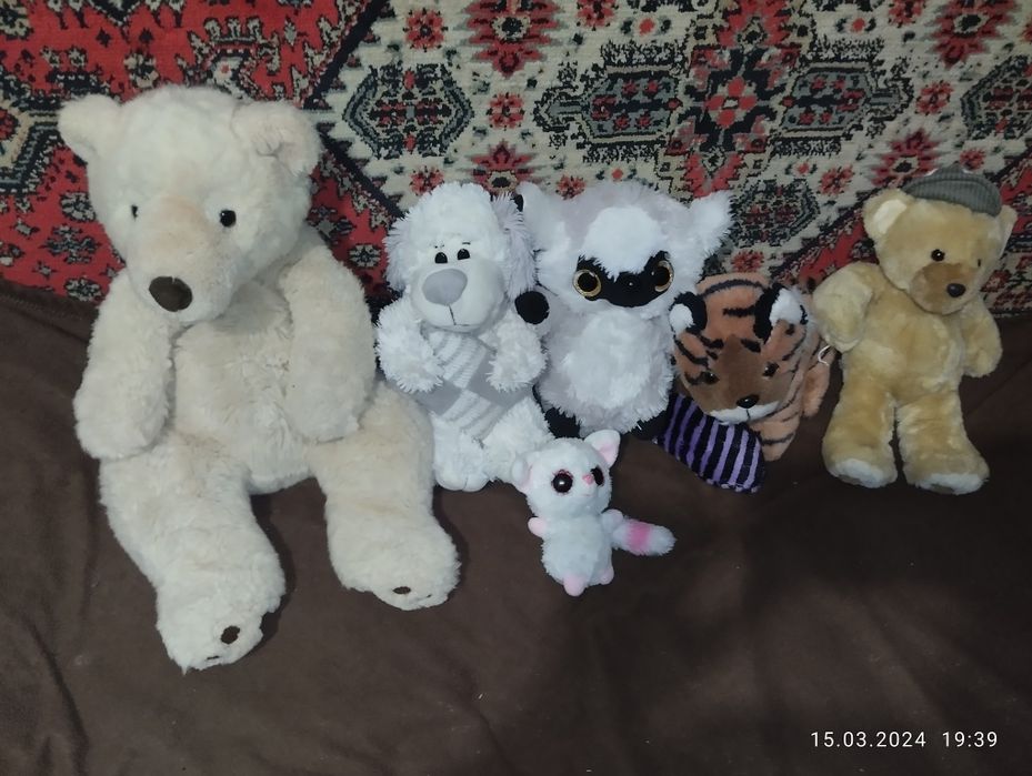 М'які іграшки, великий вибір.