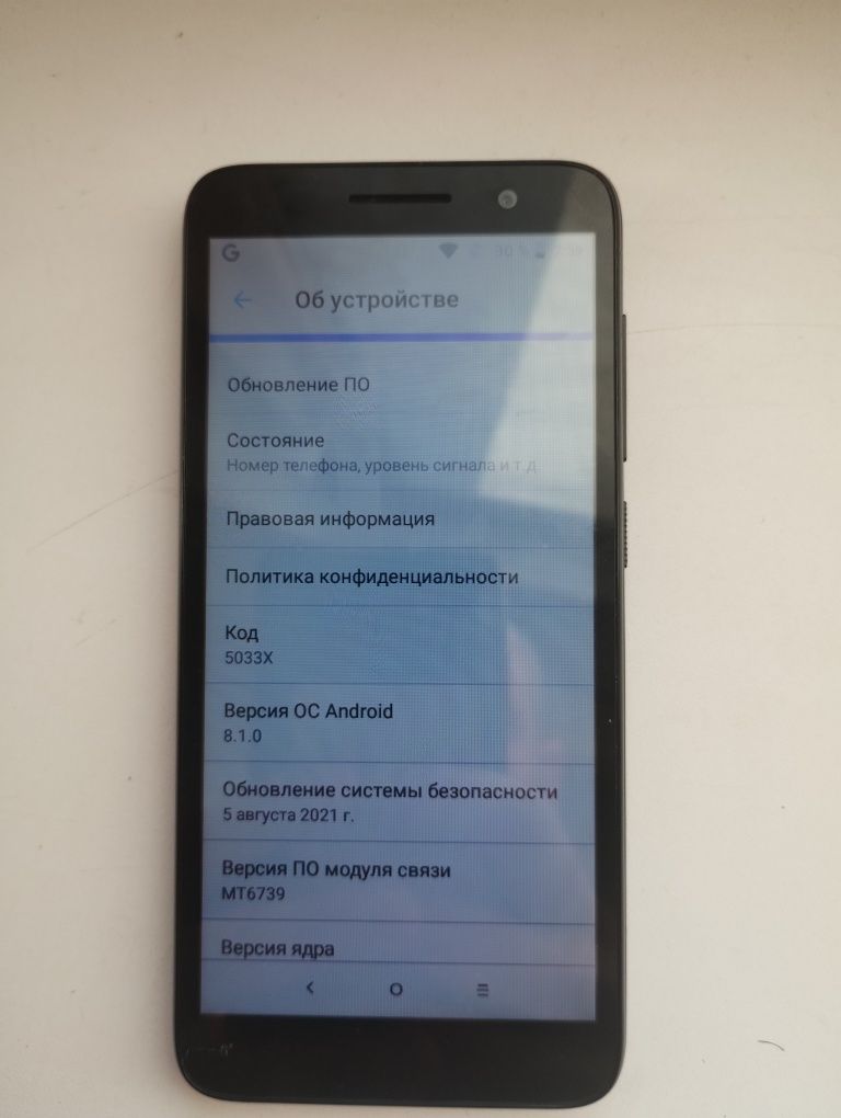 Alcatel 5033x смартфон андроид