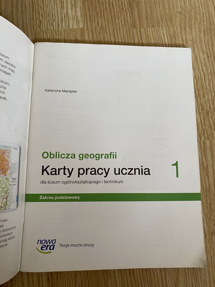 Karty pracy ucznia 1 oblicza geografii zakres podstawowy