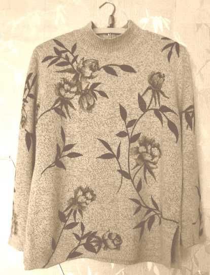 Красивый теплый джемпер свитер XL/50-52